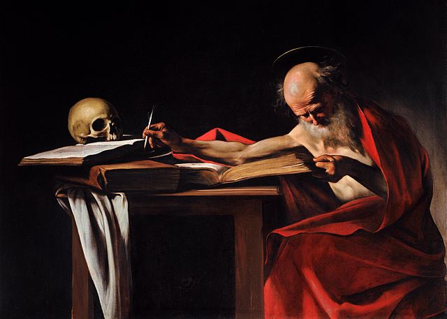 Caravaggio's Saint Jerome Writing